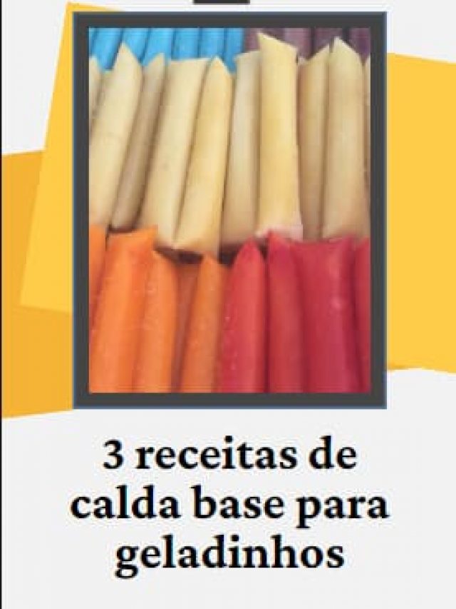 Como fazer receita base para geladinho gourmet