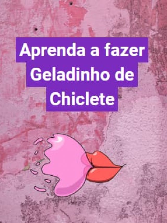 Geladinho de chiclete